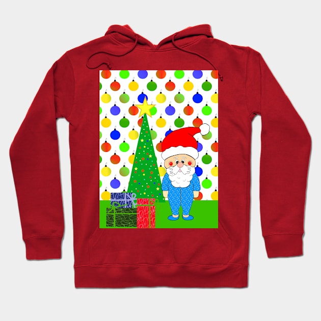 FUNNY Santa Claus  Christmas Eve Hoodie by SartorisArt1